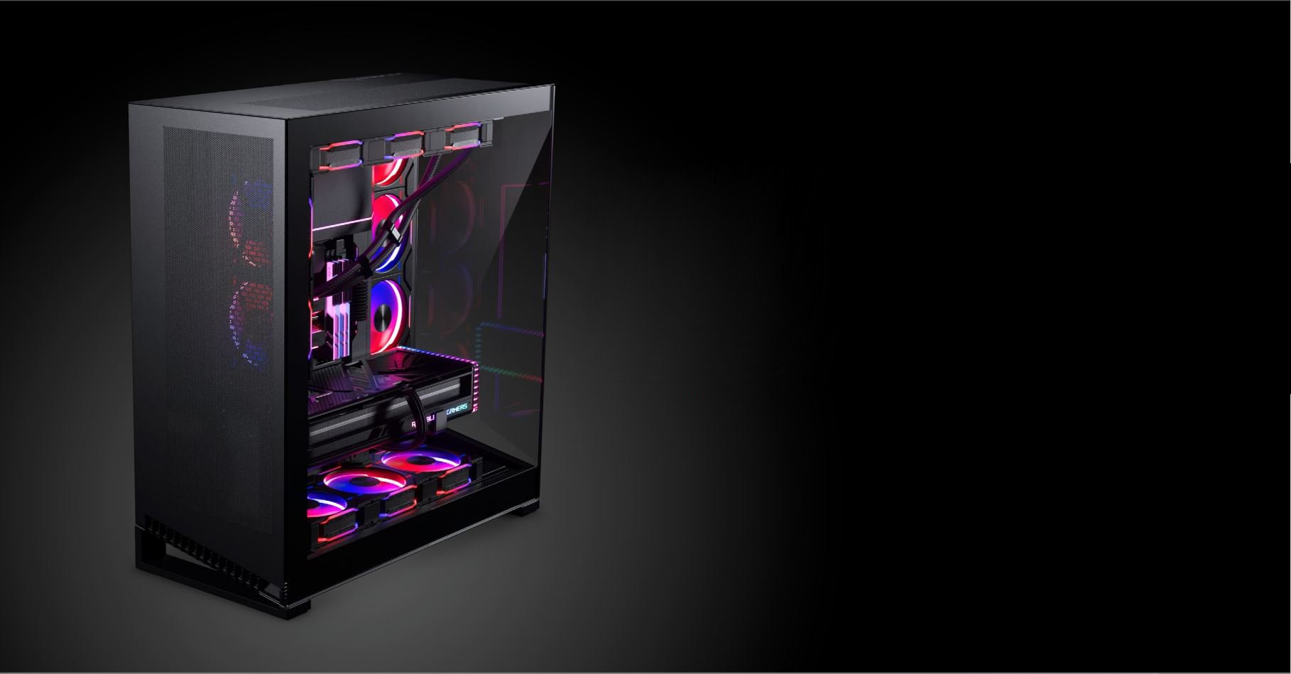 Phanteks NV7, Showcase Full-Tower Chassis, High Airflow Performance,  Integrated D/A-RGB Lighting, Seamless Tempered Glass Design, 12 Fan  Positions, 